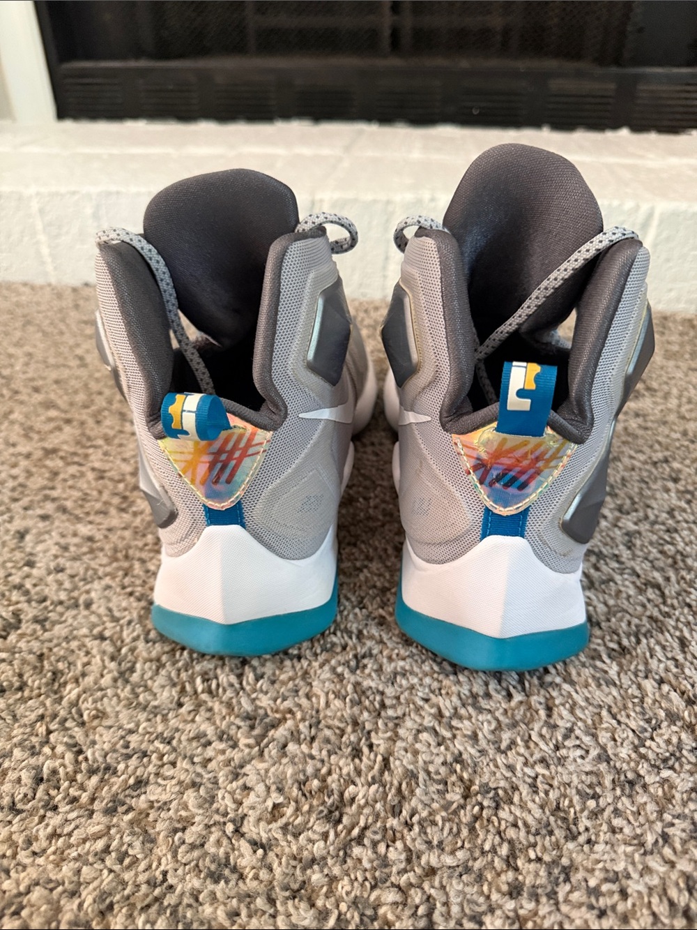 Lebron Xiii Blue Lagoon Shoes View 3